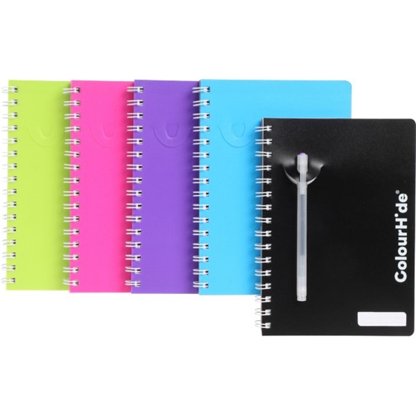 ColourHide A5 Notebook Assorted Colours 200 Pages OfficeMax NZ