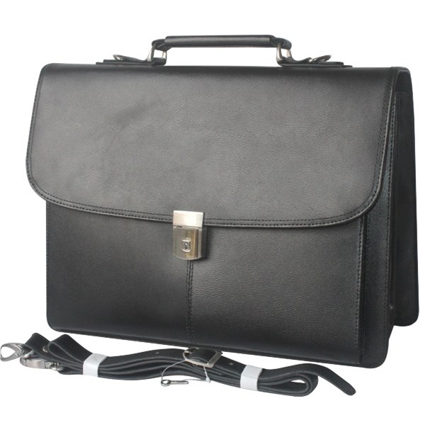Imitation Leather MB180 Satchel Briefcase, Black OfficeMax NZ