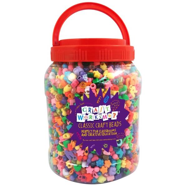 Craft Craft Beads Value Bucket, Pack of 6000 OfficeMax NZ