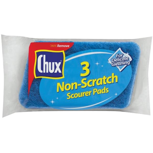 Chux Non Scratch Scouring Pads, Pack of 3 OfficeMax NZ