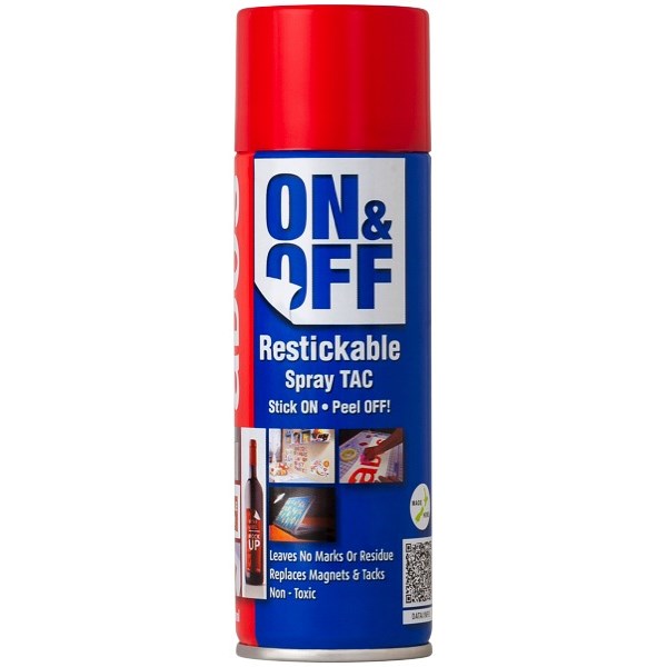 Ados On & Off Restickable Spray Adhesive 210ml OfficeMax NZ