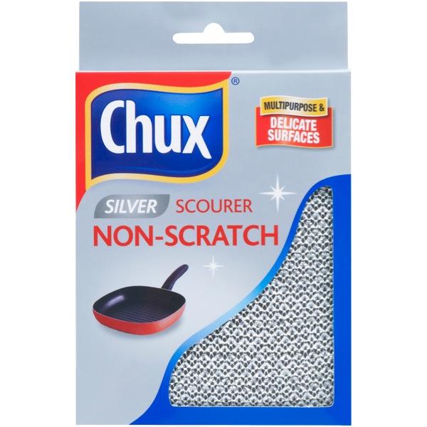 Chux Silver Scourer Non Scratch Cleaning Pad 170x111x21mm OfficeMax NZ