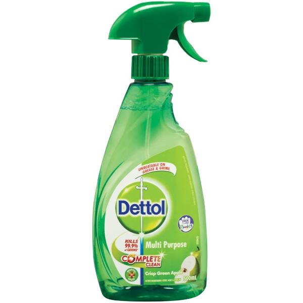 Dettol MultiPurpose Cleaner Spray Apple 500ml OfficeMax NZ