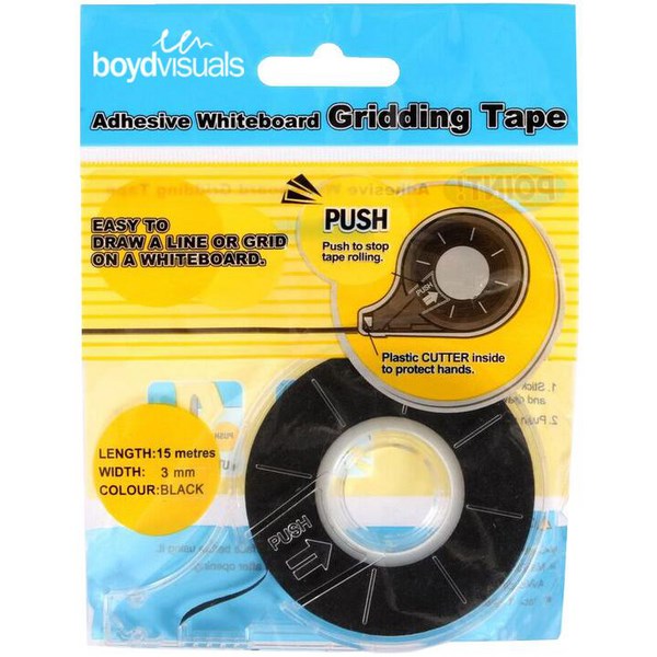 Whiteboard Line Gridding Tape 3.0mmx15m OfficeMax NZ