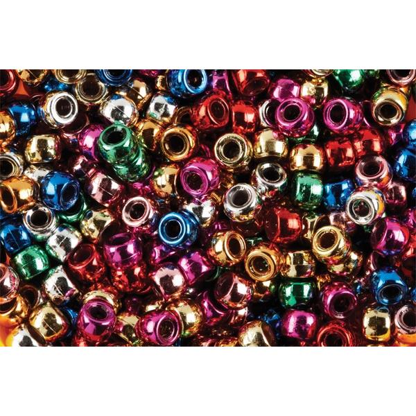 Metallic Pony Beads, Pack of 1000 | OfficeMax NZ