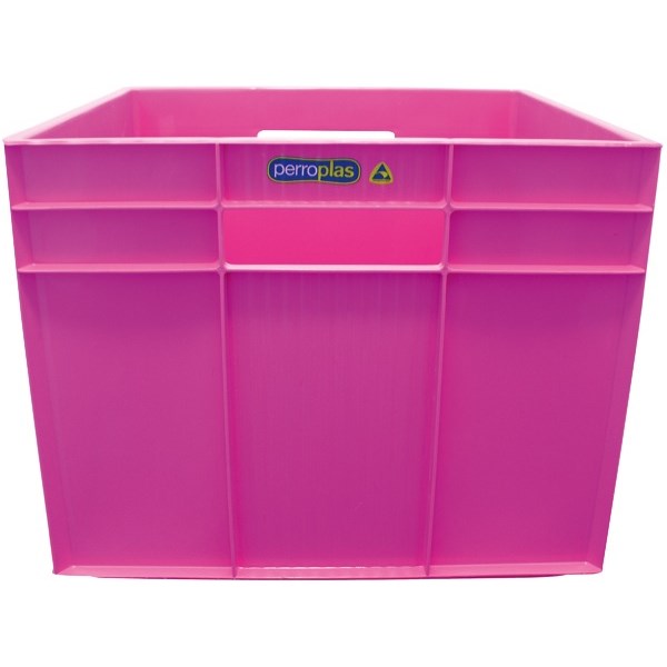 Perroplas Storage Cube 350x320x290mm Hot Pink OfficeMax NZ