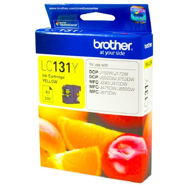 Brother LC131Y Yellow Ink Cartridge OfficeMax NZ