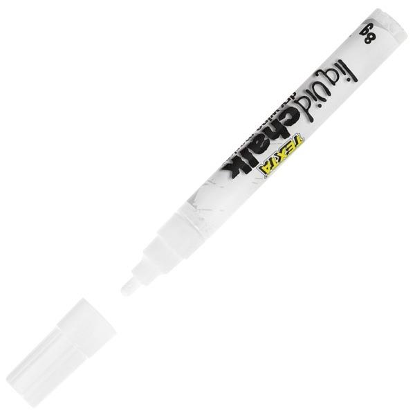 Texta Liquid Chalk Dry Wipe Window Marker 4.5mm Bullet Tip White