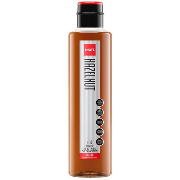 SHOTT Hazelnut Coffee Syrup 750ml OfficeMax NZ