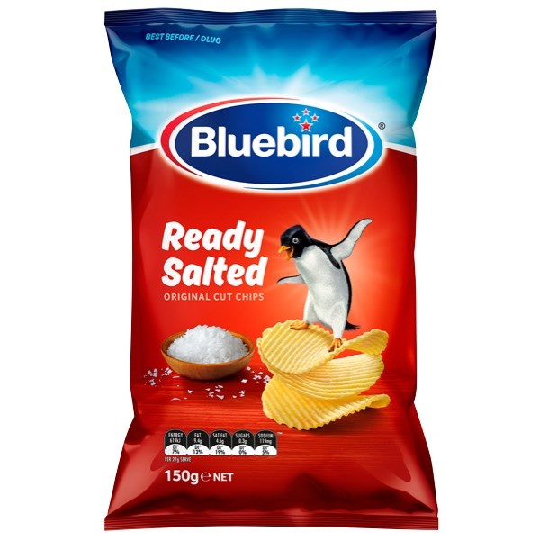 Bluebird Chips Original Ready Salted 150g OfficeMax NZ