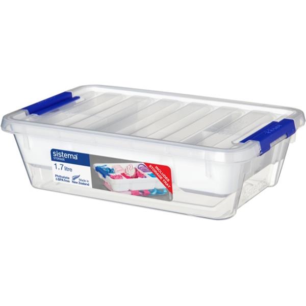 Sistema Storage Container With Tray 1.7 Litre OfficeMax NZ