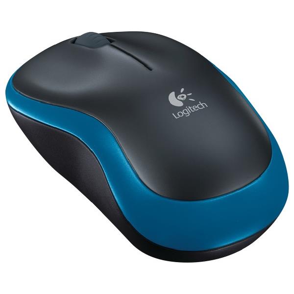 Logitech M185 Wireless Mouse Blue/Black OfficeMax NZ