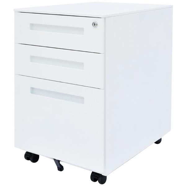 Spectrum 2 Metal Mobile Pedestal 3 Drawer OfficeMax NZ