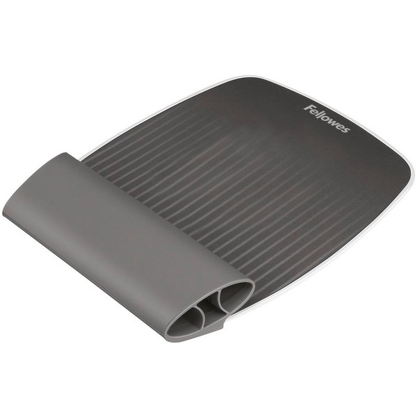 Fellowes ISpire Mouse Pad & Wrist Support Rocker Grey OfficeMax NZ