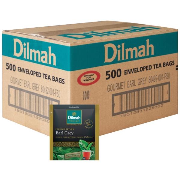 Dilmah Earl Grey Tea Bags Foil Wrapped, Pack of 500 OfficeMax NZ