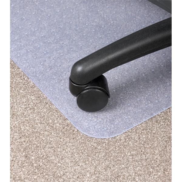 Dixon PVC Chair Mat Low To Medium Pile Keyhole 925x1200mm Clear