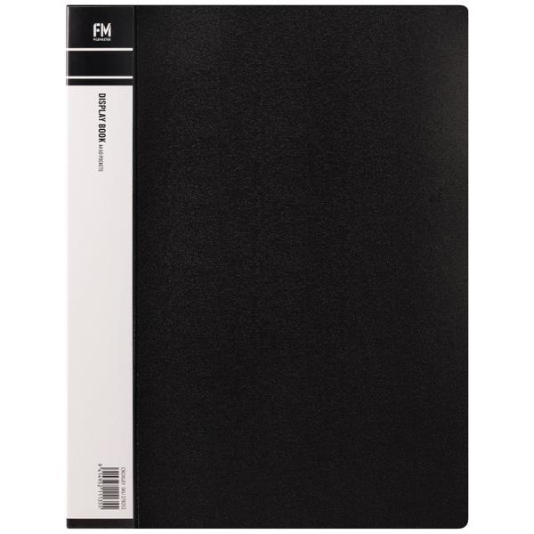 FM A4 Display Book 60 Pocket Black OfficeMax NZ