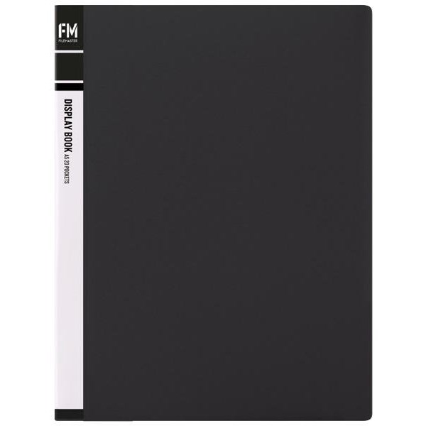FM A5 Display Book 20 Pocket Black OfficeMax NZ