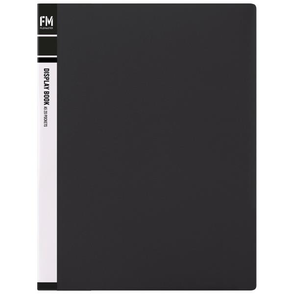 FM A5 Display Book 20 Pocket Black OfficeMax NZ
