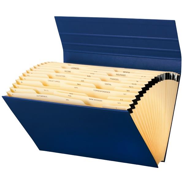 FM File Concertina 300 Blue OfficeMax NZ