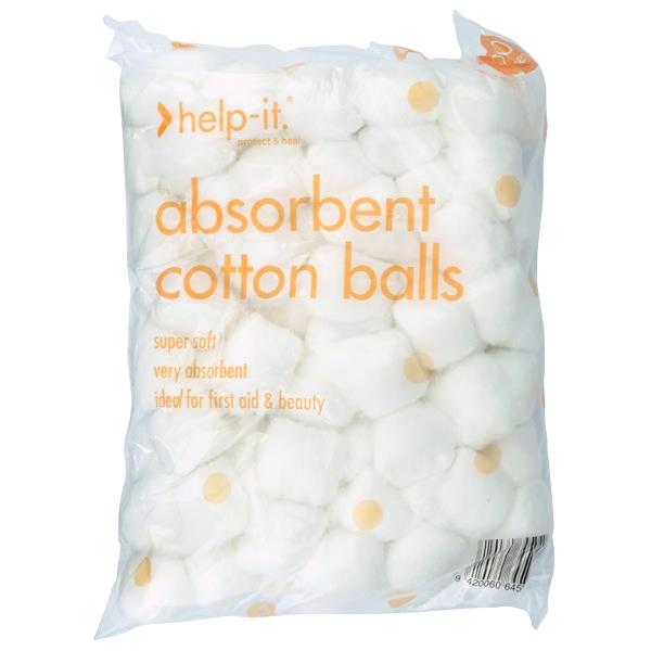 HelpIt Cotton Wool Balls, Pack of 100 OfficeMax NZ