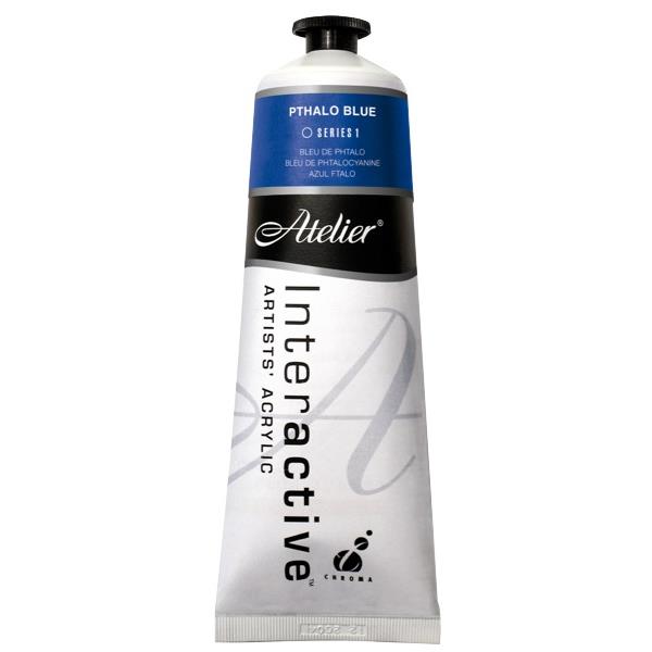 Atelier Interactive Acrylic Paint S1 80ml Pthalo Blue OfficeMax NZ