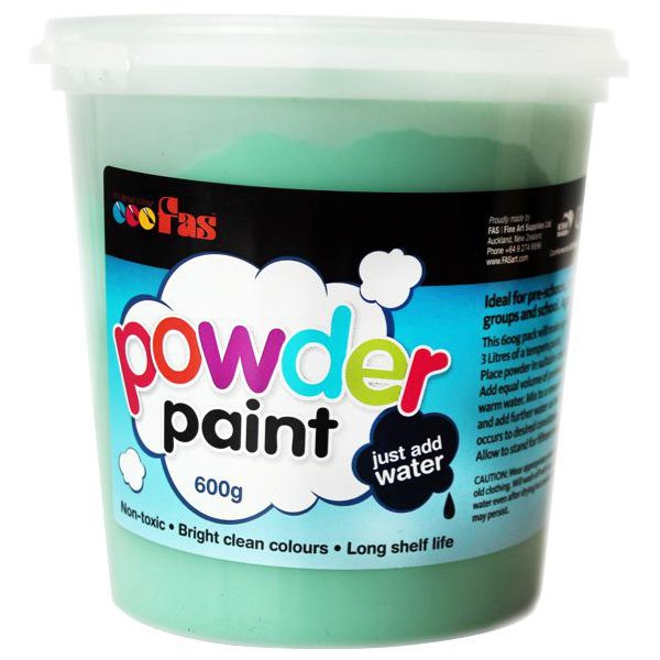 Fas Tempera Powder Paint 600g Leaf Green OfficeMax NZ