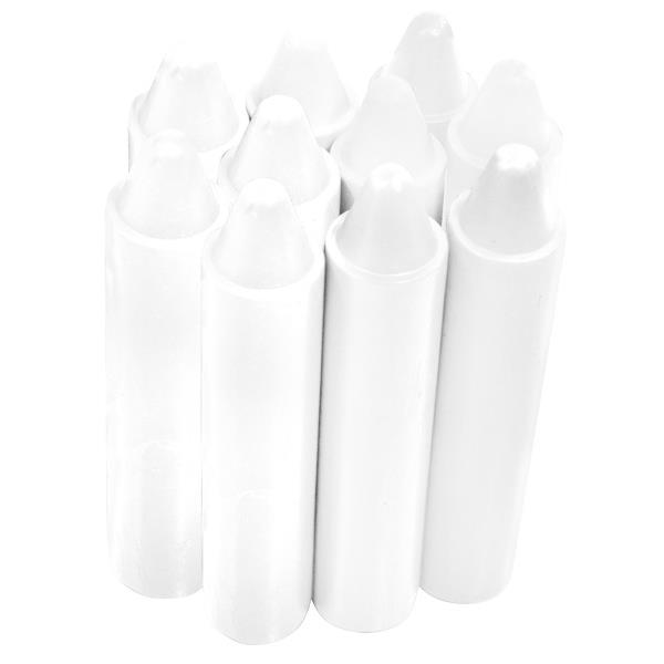 Retsol Jumbo Wax Crayons White, Set of 10 OfficeMax NZ