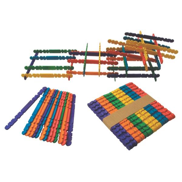 Interlocking Popsicle Craft Sticks, Pack of 100 OfficeMax NZ