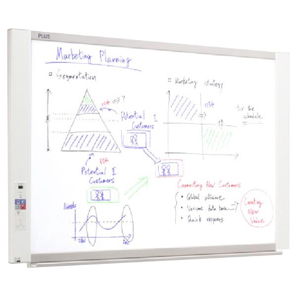Plus N21S Electronic Whiteboard Wall Mounted + Printer 1300 x 910mm