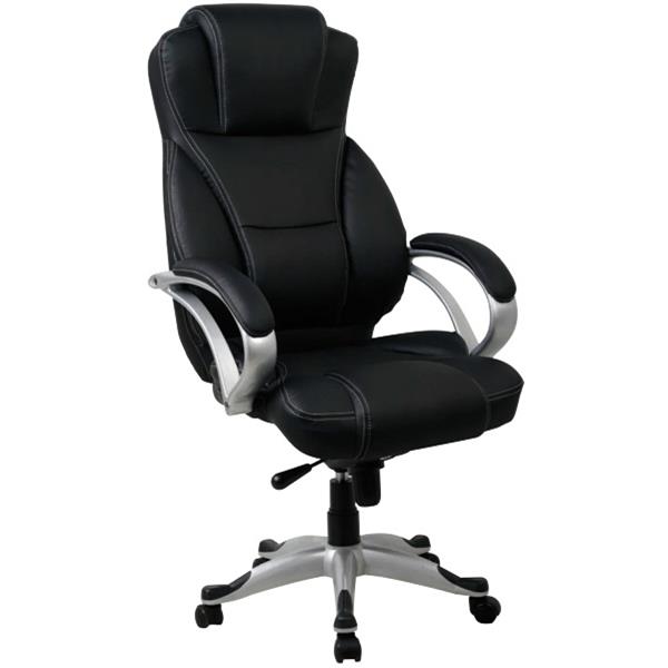 Darth Executive High Back Chair Black | OfficeMax NZ