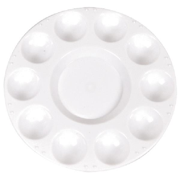 Round Paint Palette With Lid 10 Well OfficeMax NZ
