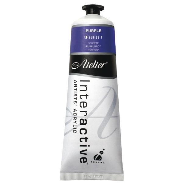 Atelier Interactive Acrylic Paint S1 80ml Purple OfficeMax NZ