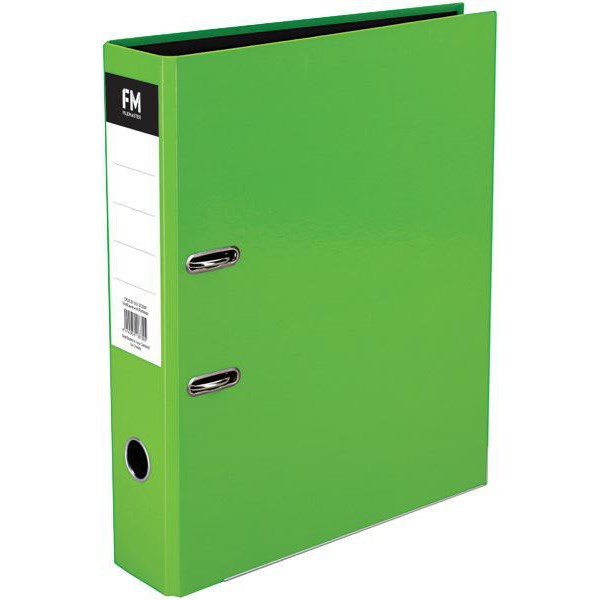 FM Vivid Lever Arch File Foolscap Lime Green OfficeMax NZ