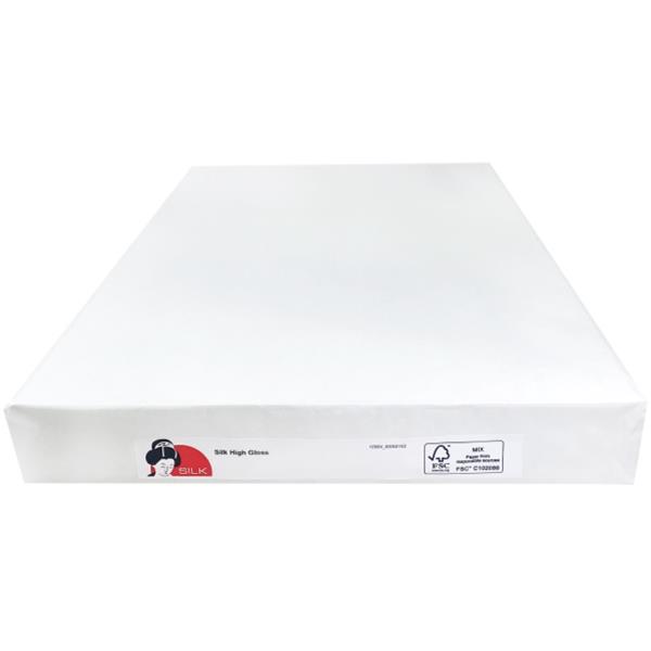 Silk SRA3 115gsm Long Grain High Gloss Paper Pack Of 500 OfficeMax NZ