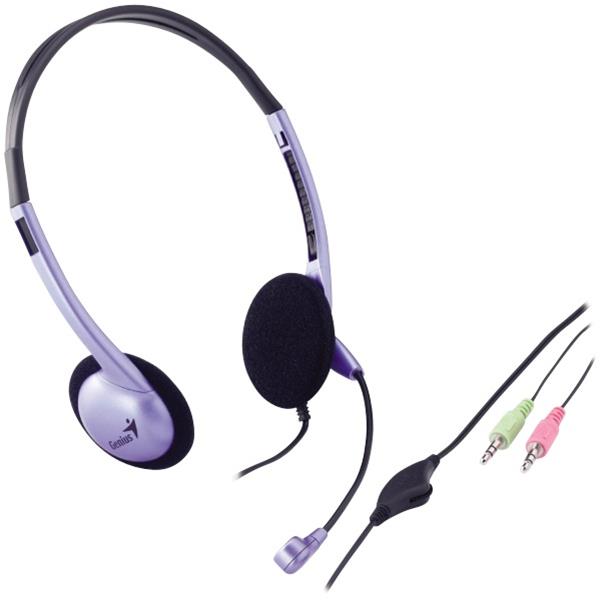 Genius HS02B Wired Computer Headset OfficeMax NZ
