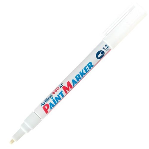 Artline White Paint Marker Fine Tip OfficeMax NZ