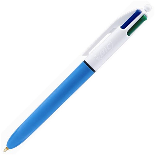 BIC 4 Colour Retractable Ballpoint Pen 1.0mm Medium Tip