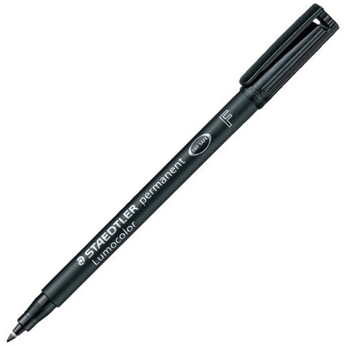 Staedtler Lumocolor 318 Black Permanent Pen Fine Tip OfficeMax NZ