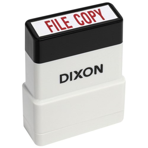 Dixon 013 Self-Inking Stamp FILE COPY Red