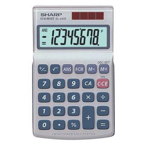 Sharp EL-240SB Pocket Calculator