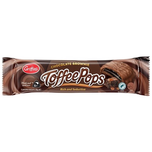 Griffin's Toffee Pops Biscuits Chocolate Brownie 200g