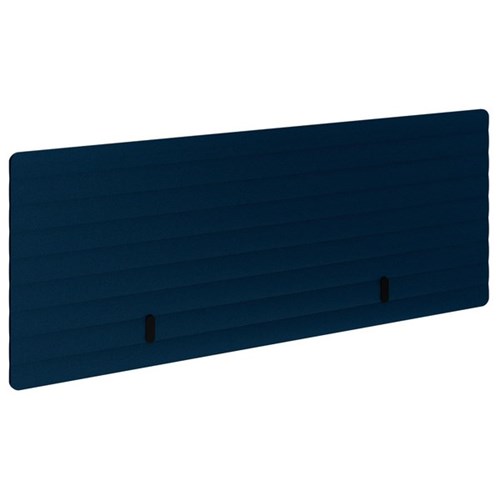 Boyd Acoustic Modesty Wave Desk Screen 1800x600mm Blackish Blue