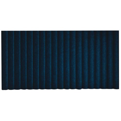 Boyd Visuals Acoustic Wave Wall Panel 2440x1220mm Blackish Blue