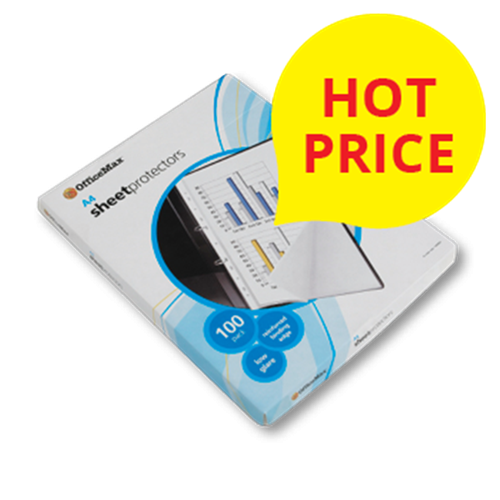 OfficeMax Copysafe Pockets A4, Box of 100 OfficeMax NZ