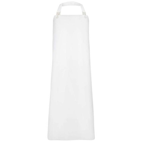 TPU Euro Apron With Straps 130x90cm White