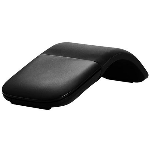 Hybrid Curved Bluetooth Wireless Mouse Black