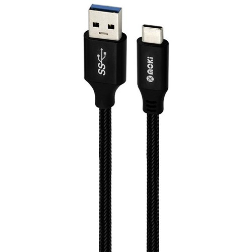 Moki SynCharge USB 3.0 Type-A to USB Type-C Mesh Cable