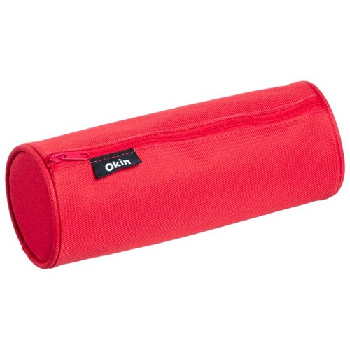 Supply Co Tube Pencil Case Red 210x80mm
