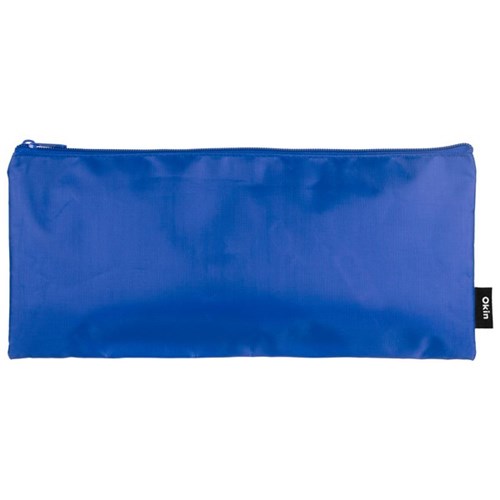Okin Pencil Case Long Flat Royal Blue 340x150mm